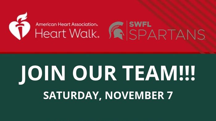 SWFL Spartans | American Heart Walk 11/7/26 details