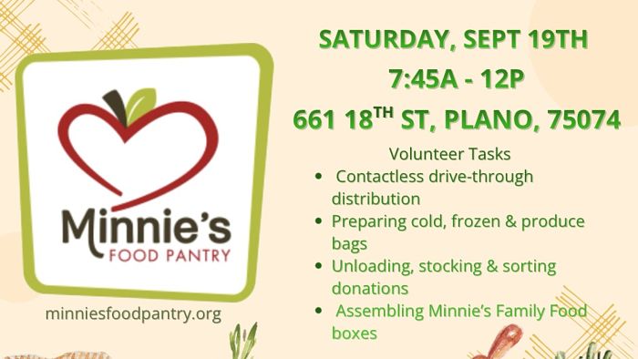 DFW Spartans | Minnies Food Pantry details