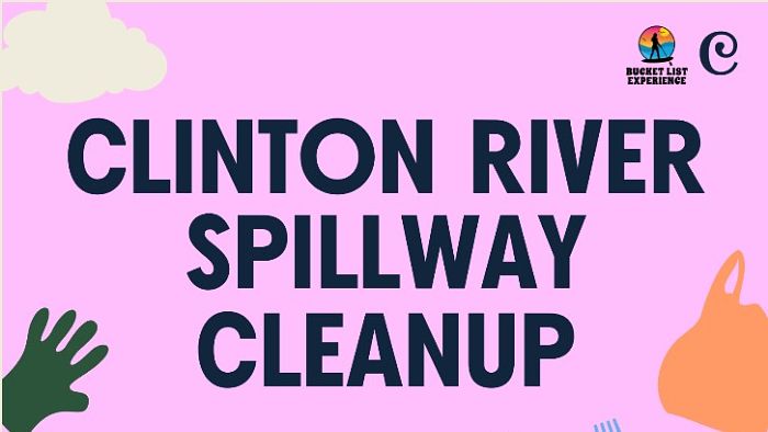 Detroit Spartans | Clinton River Spillway Cleanup details